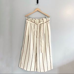 A New Day Wide Leg Paperbag Pants Cream Size XL
